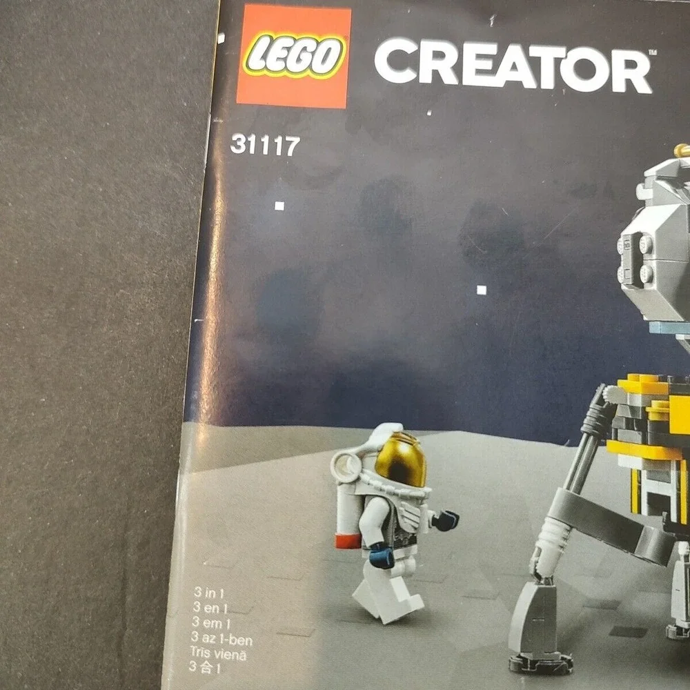 2021 LEGO 31117 Creator 3 in 1 Space Shuttle Adventure‎ instruction manual only